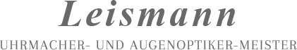Logo - Leismann Uhren - Schmuck - Optik aus Laer